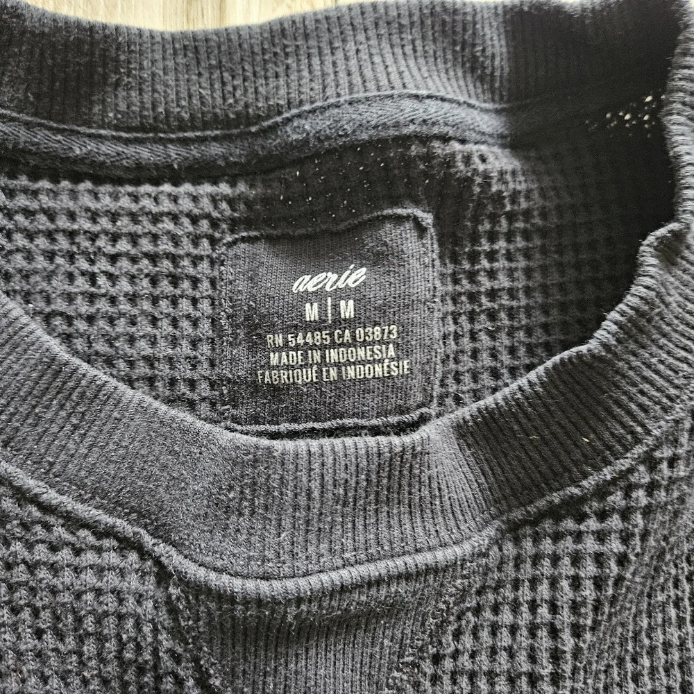 Aerie Waffle Top - Size Medium - Picture 2 of 3